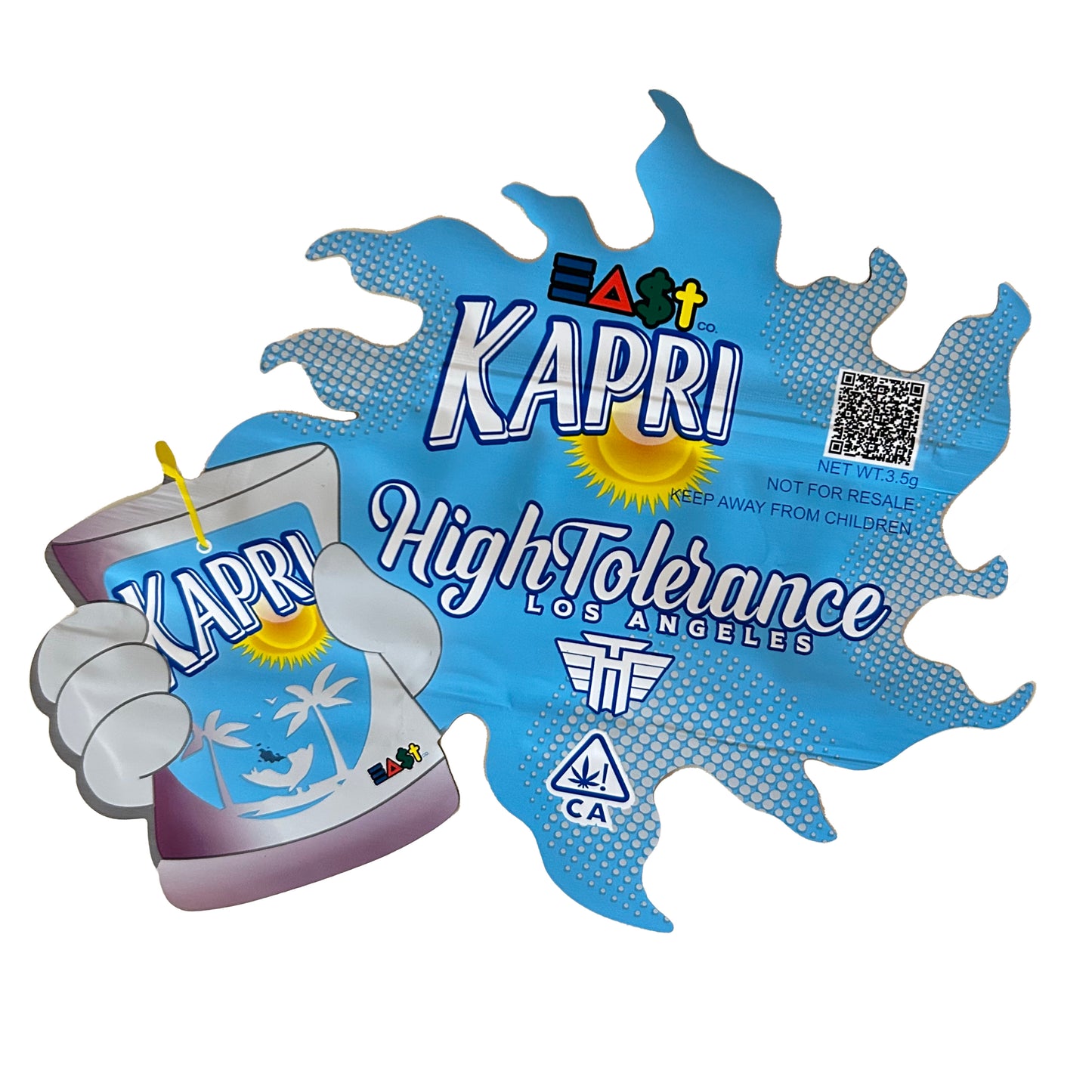 Kapri Cutout 3.5G Mylar Bags