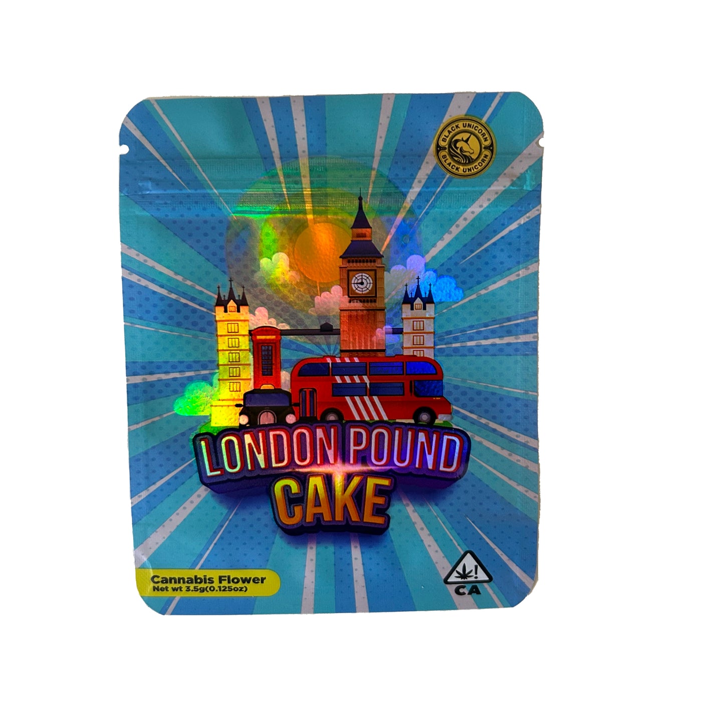 London Pound Cake 3.5G Mylar Bags