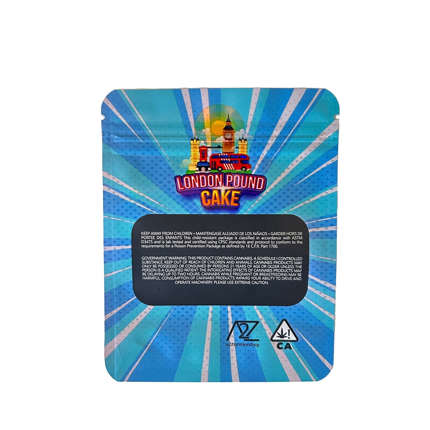 London Pound Cake 3.5G Mylar Bags
