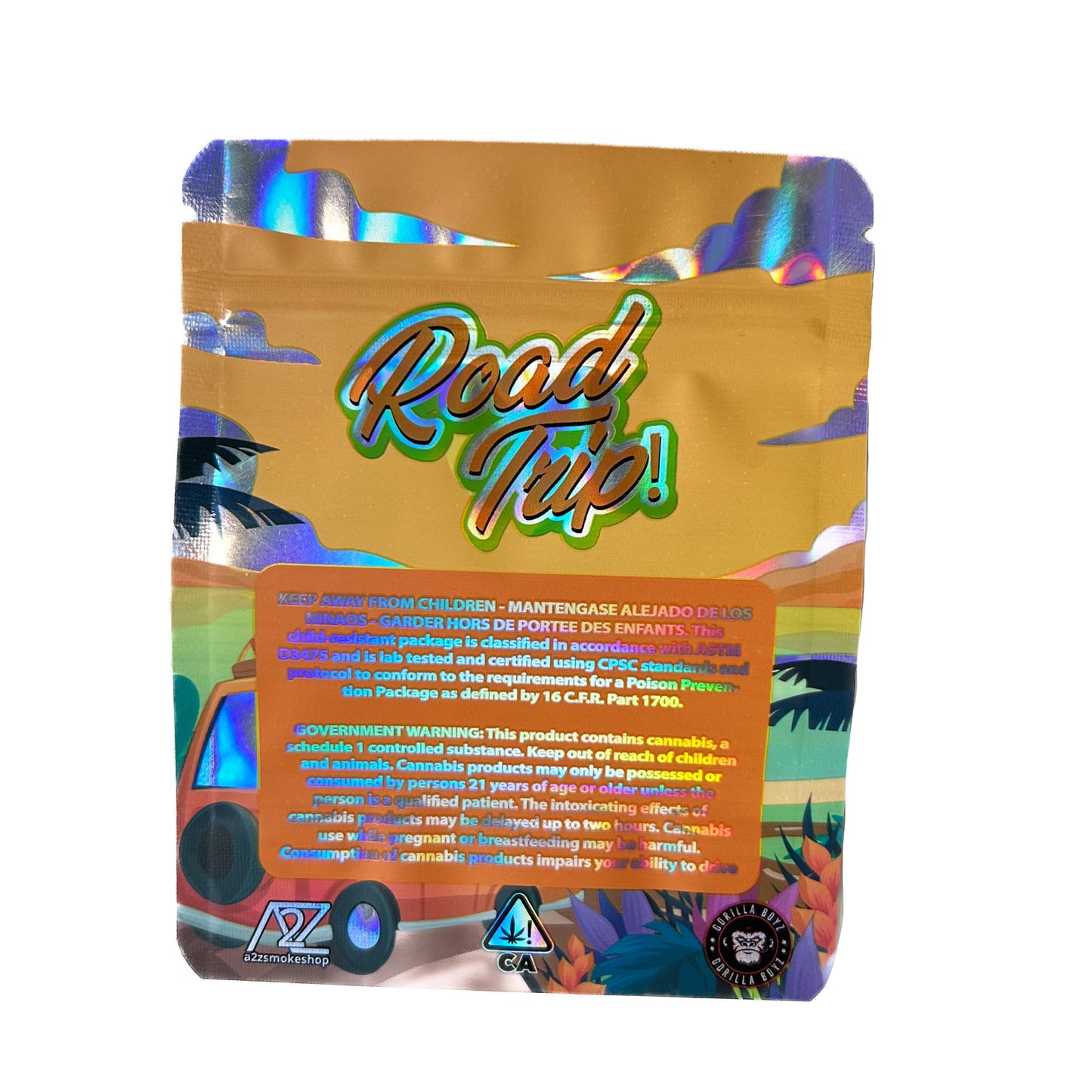 Road Trip 3.5G Mylar Bags