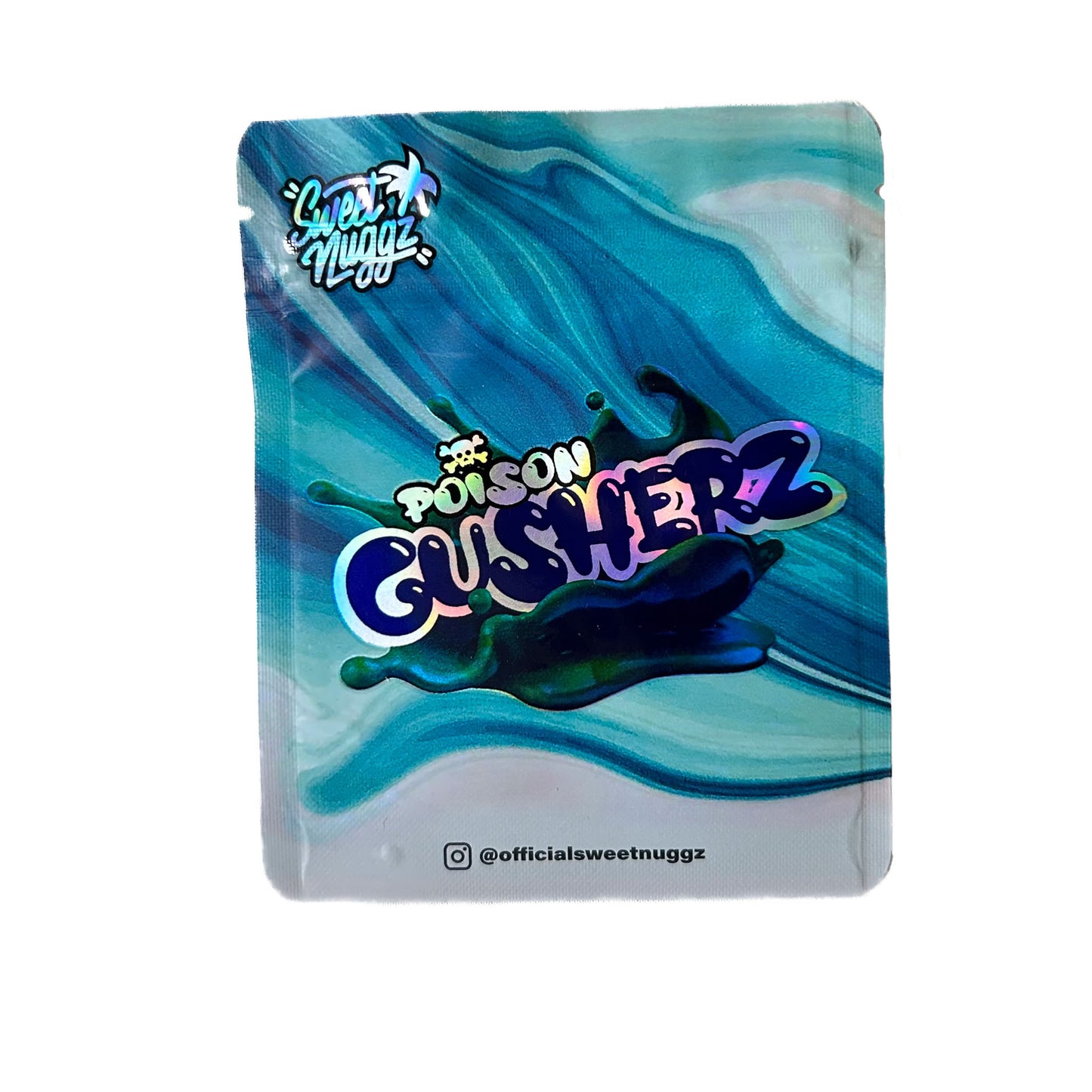Poison Gushers 3.5G Mylar Bags