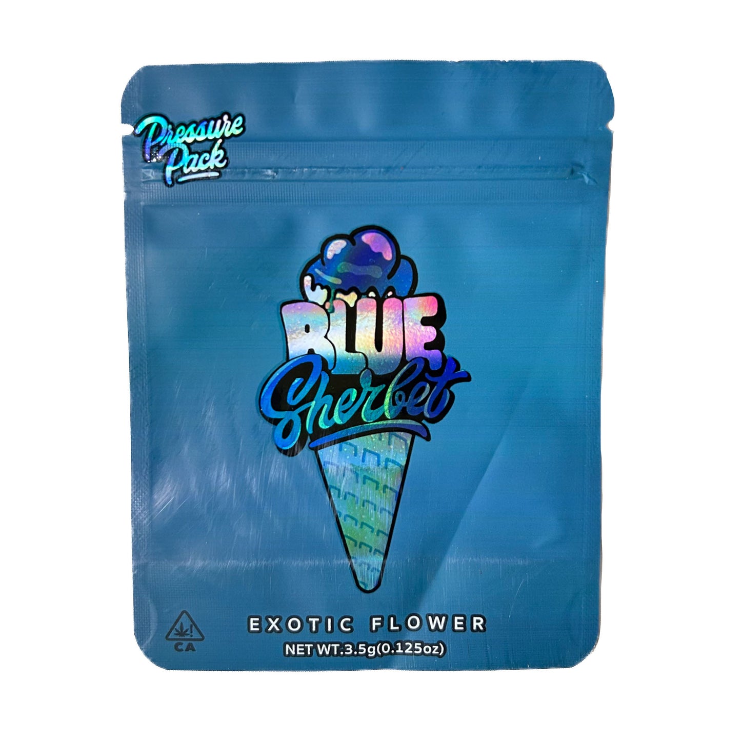 Blue Sherbet 3.5G Mylar Bags
