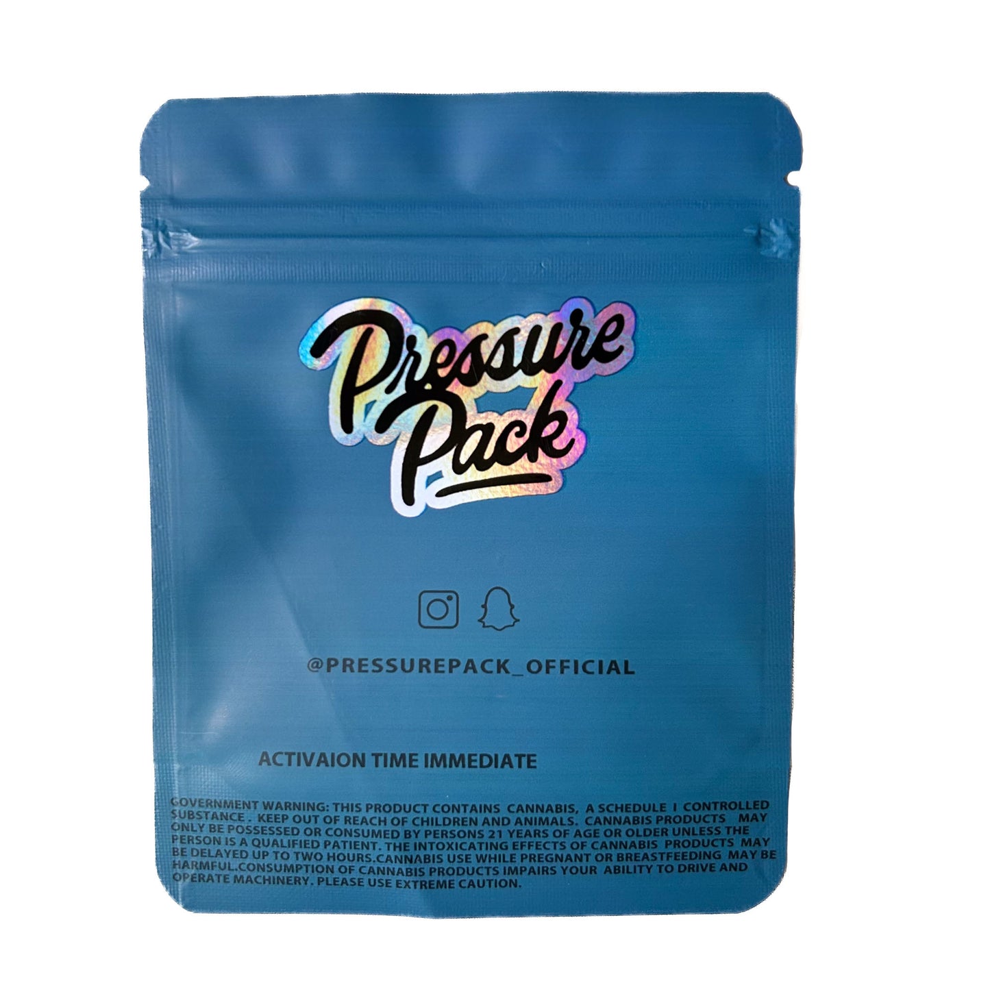 Blue Sherbet 3.5G Mylar Bags
