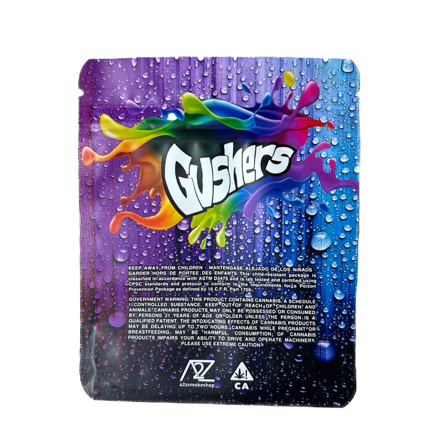 Gushers See-through 3.5G Mylar Bags