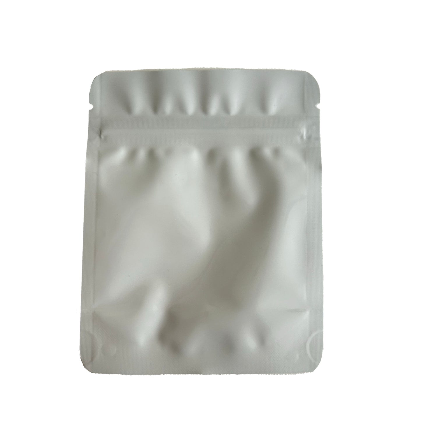 Plain White 3.5G Mylar Bags