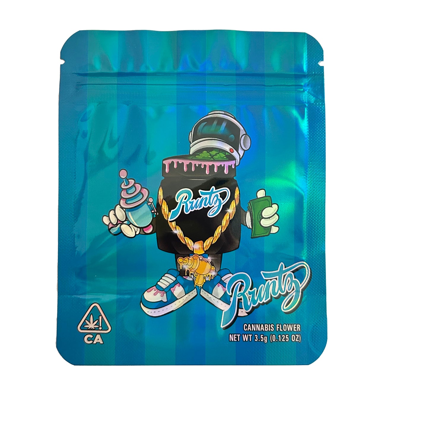 Runtz Blue 3.5G Mylar Bags