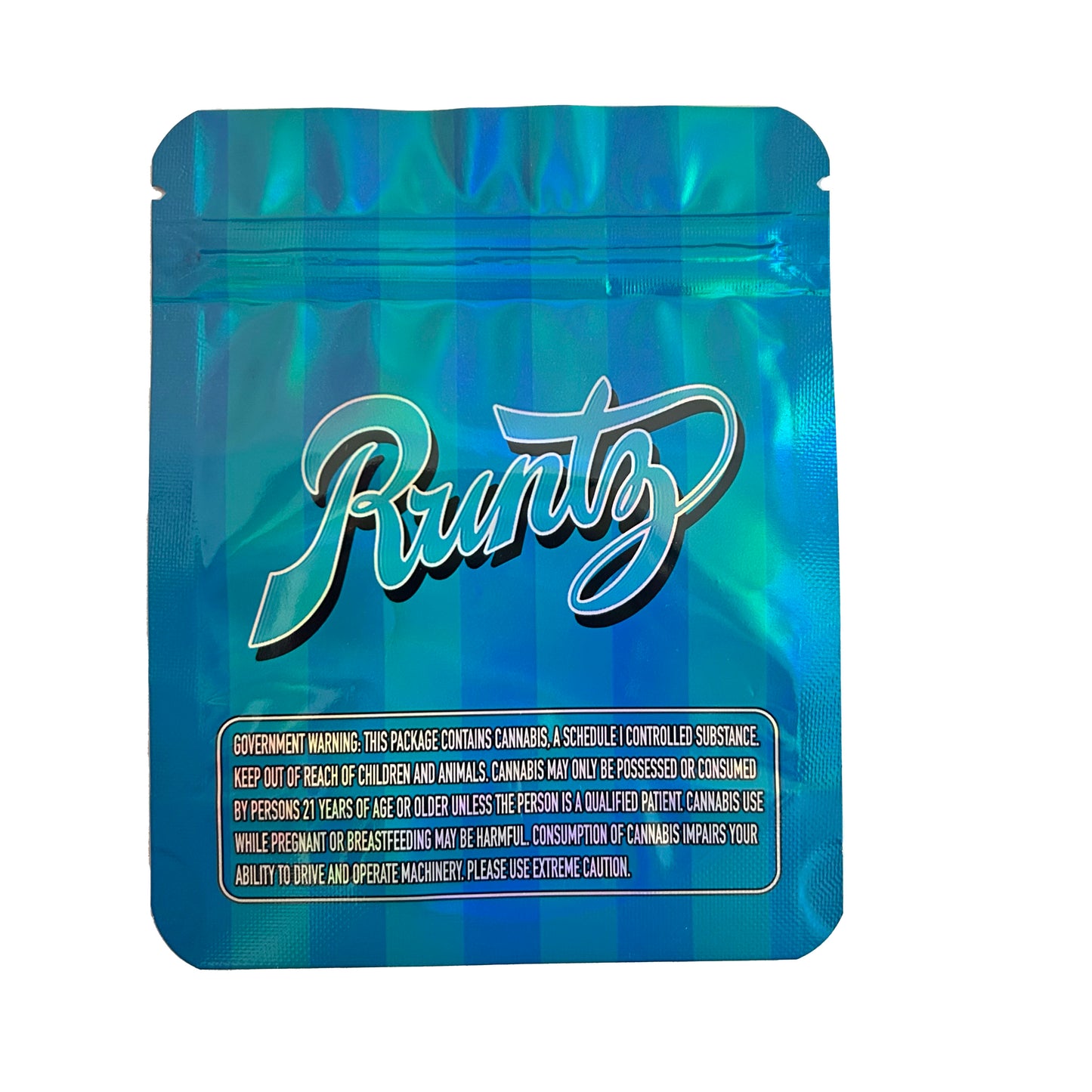 Runtz Blue 3.5G Mylar Bags