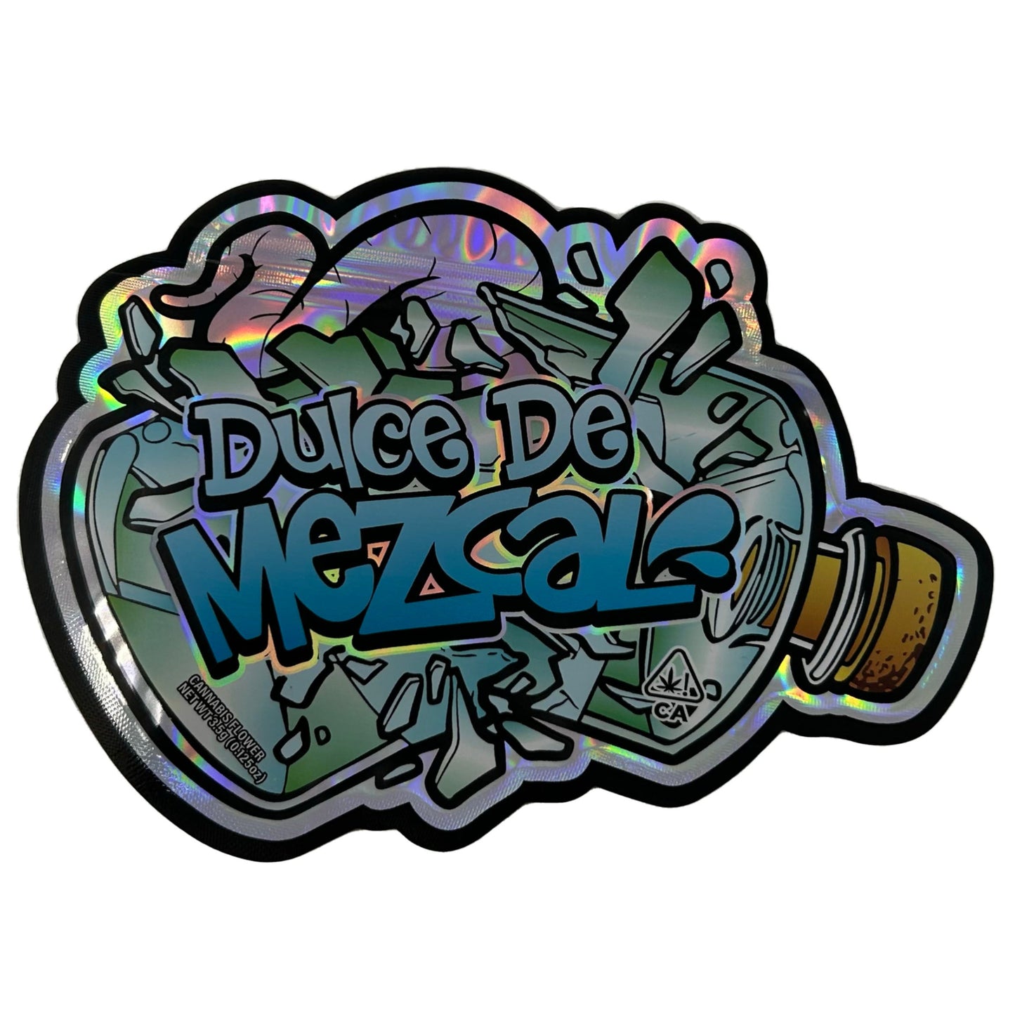 Blue Dulce De Mezcale 3.5G Mylar Bags