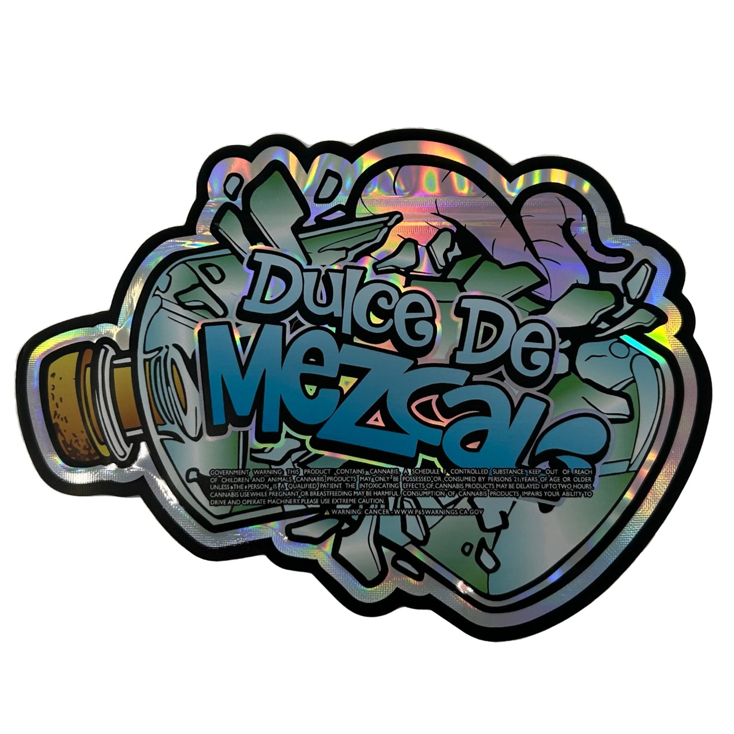 Blue Dulce De Mezcale 3.5G Mylar Bags