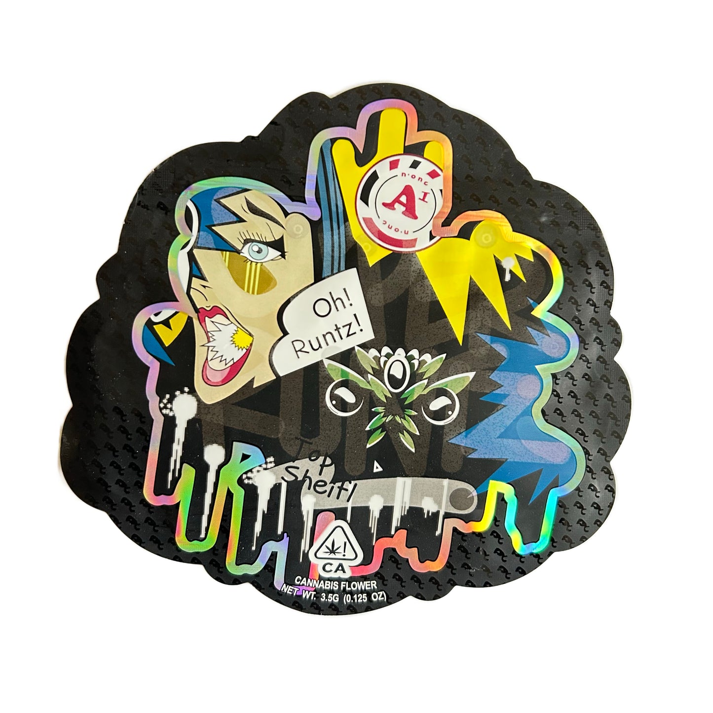 Don Merfos Runtz Cutout 3.5G Mylar Bags