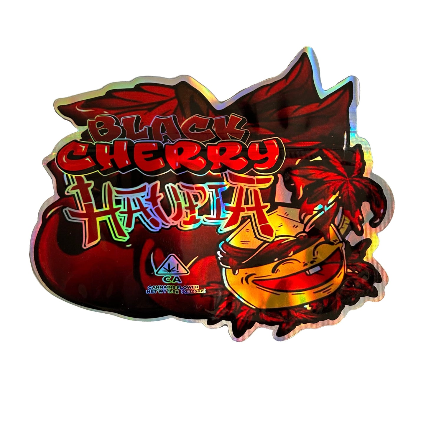 Black Cherry HAOPIA 3.5G Mylar Bags