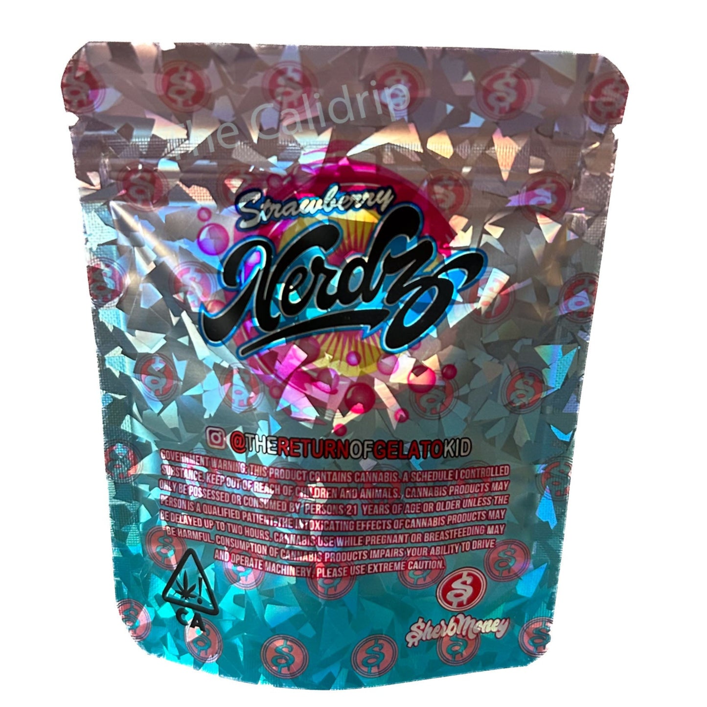 Strawberry Nerdz 3.5G Mylar Bags