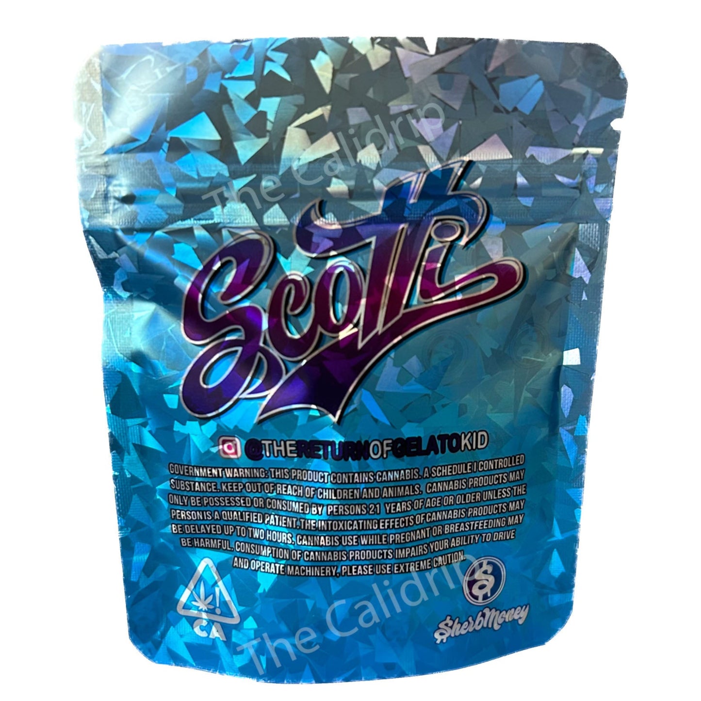 Scotti Sherb Money 3.5G Mylar Bags