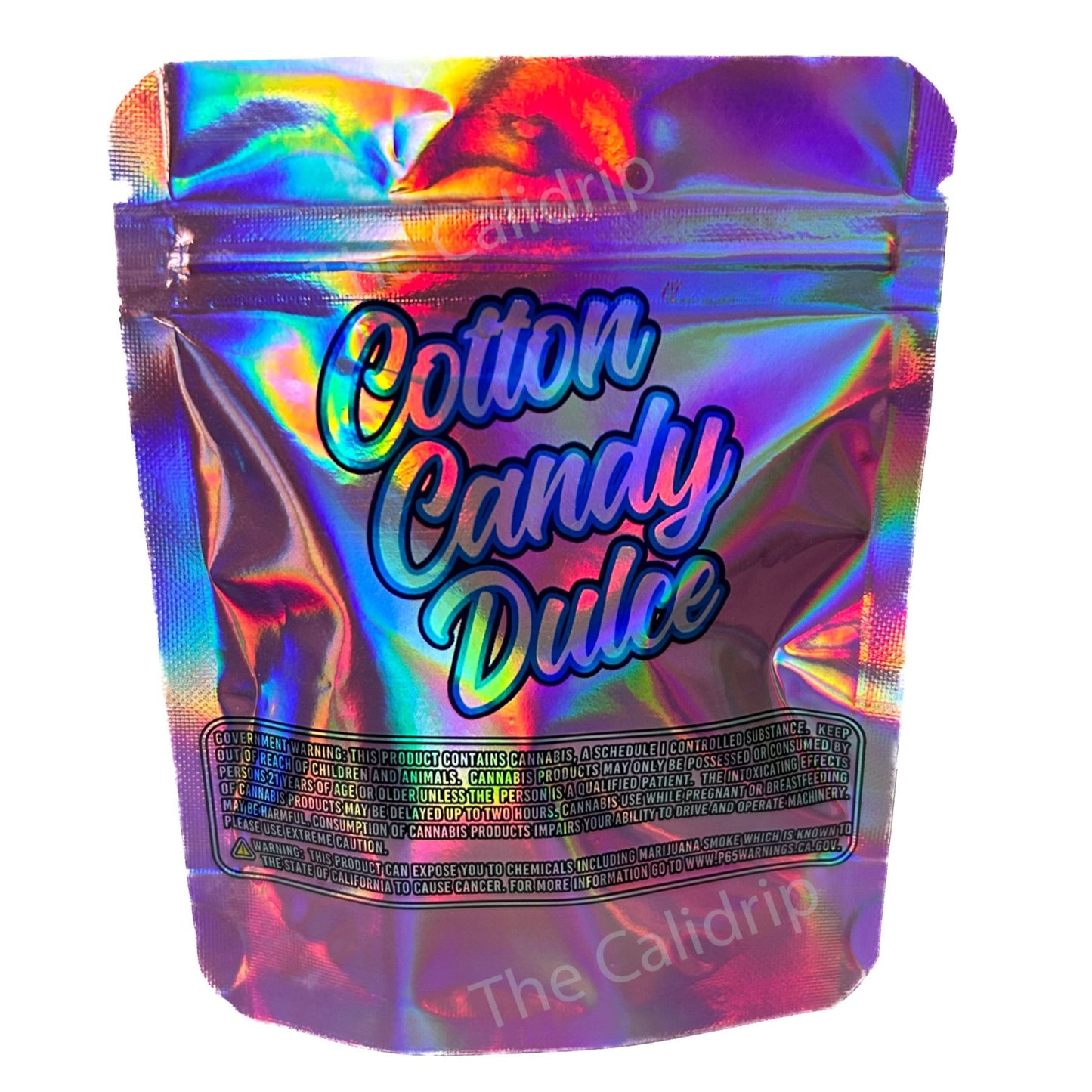Cotton Candy Dulce Holographic 3.5G Mylar Bags