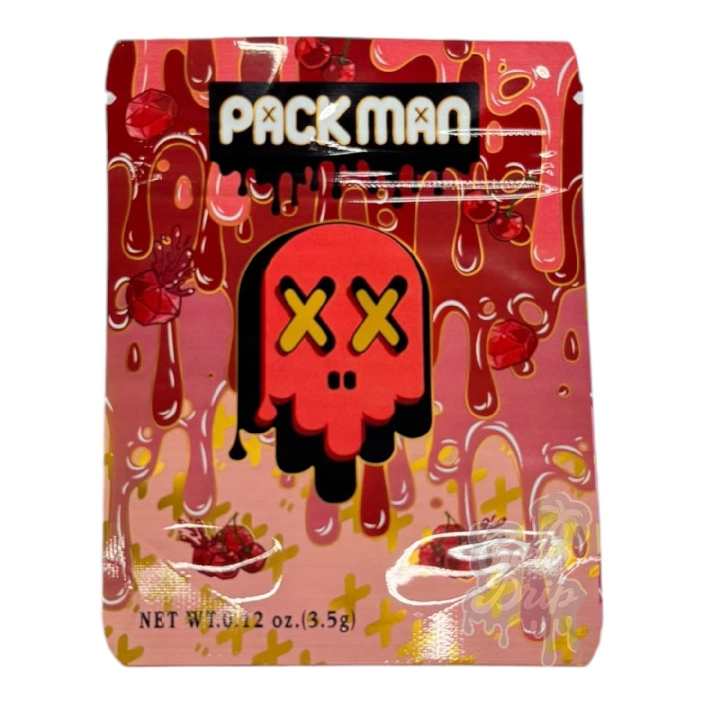 Packman Cherry 3.5G Mylar Bags