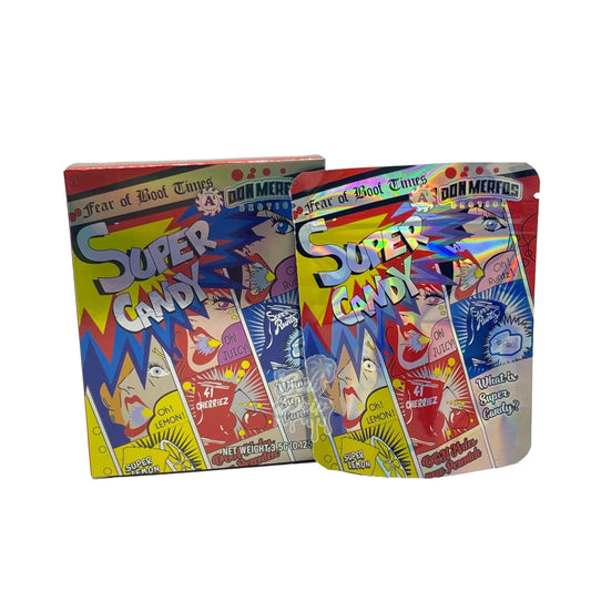 Super Candy Don Merfos 3.5g Mylar Bag and Box