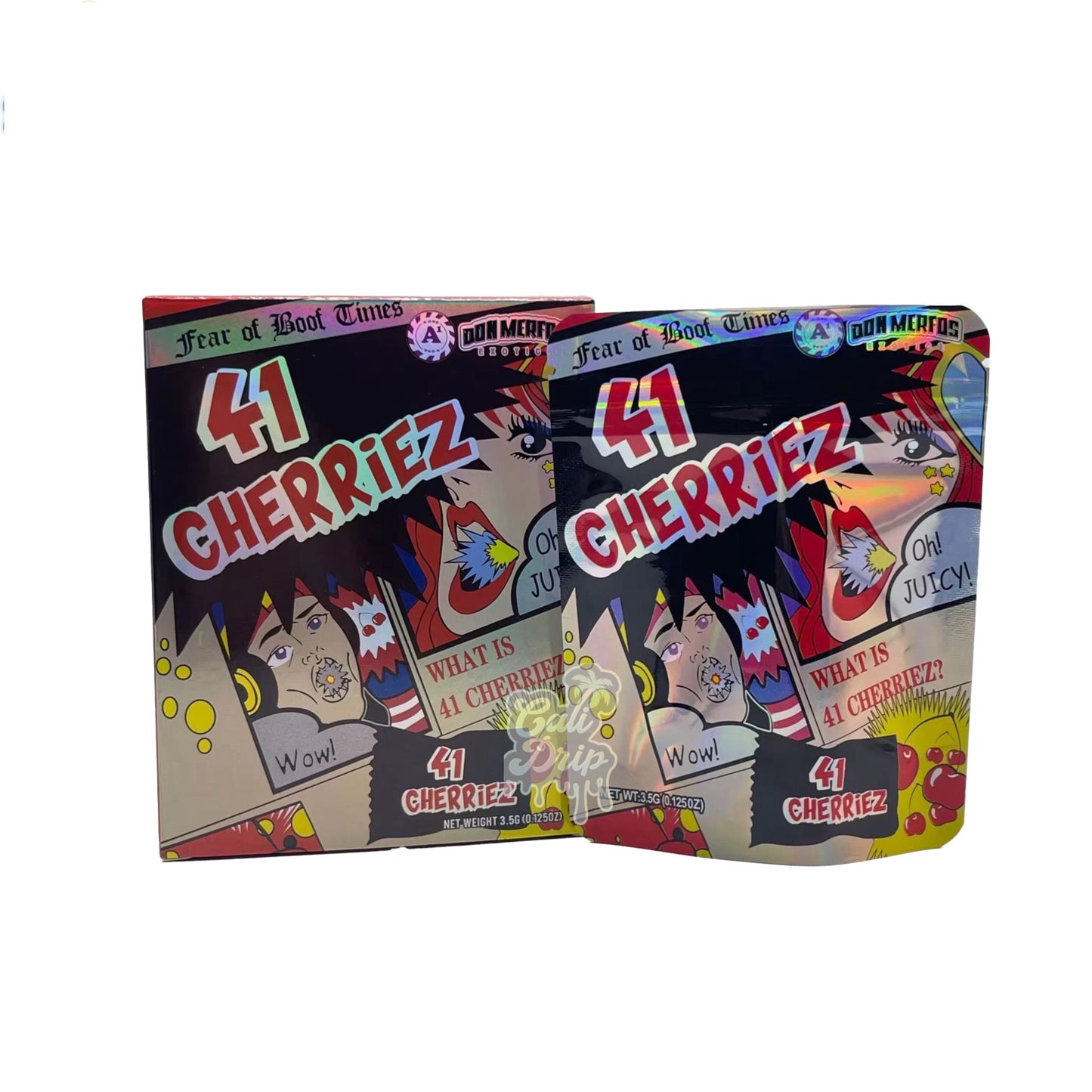 41 Cherriez Don Merfos 3.5g Mylar Bag and Box