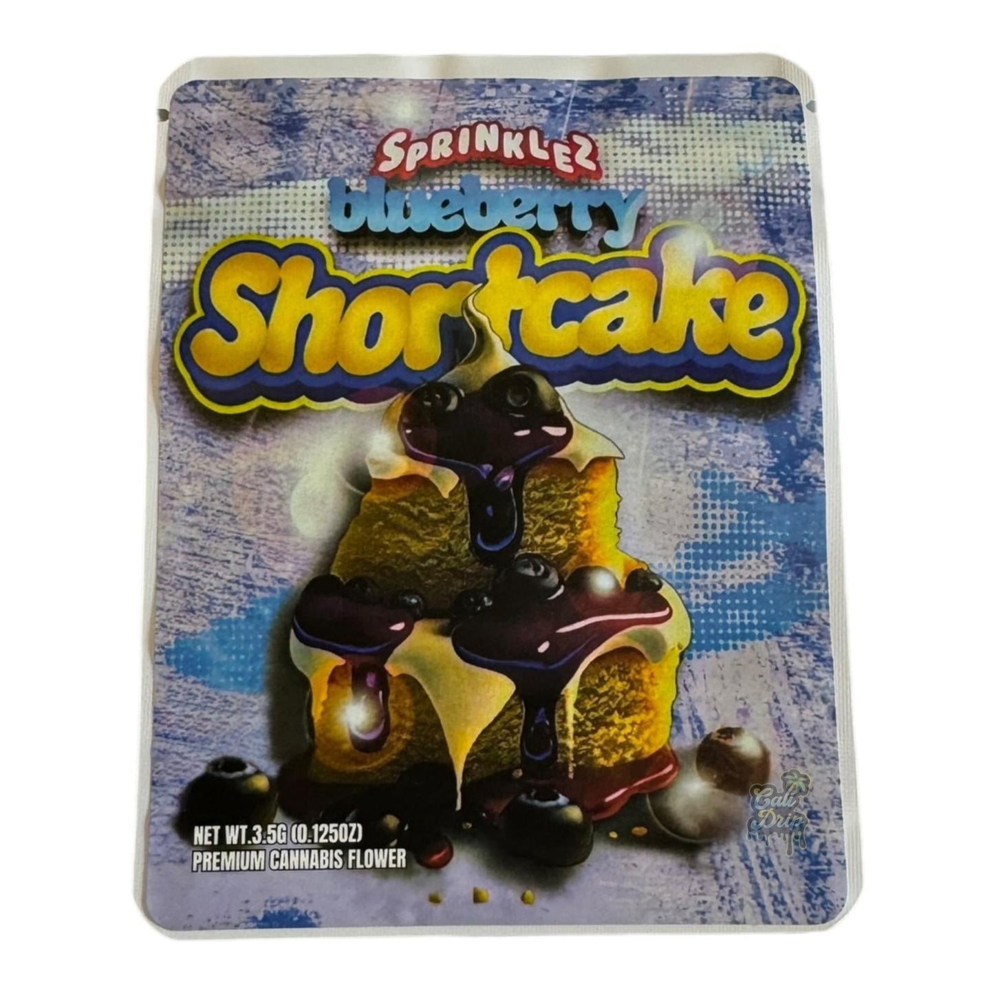 Blueberry ShortCake 3.5G Mylar Bags