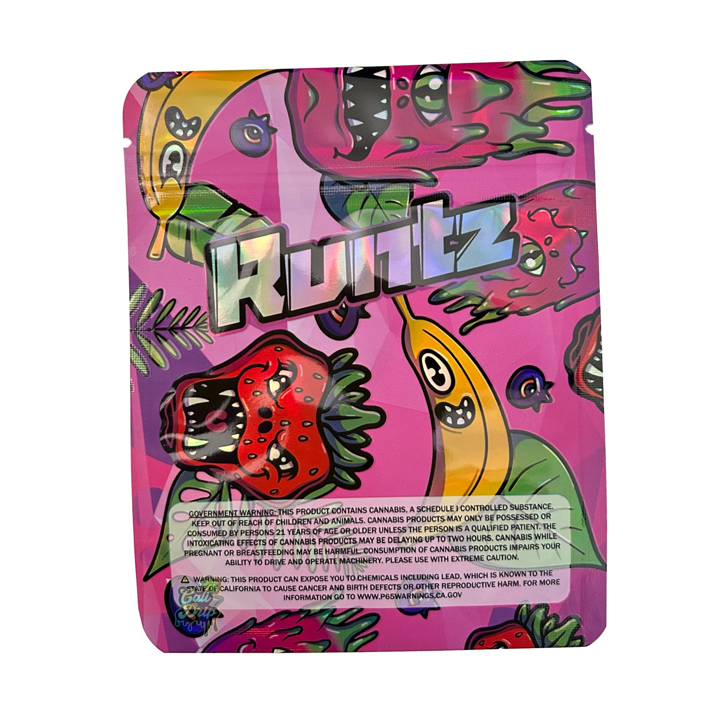 Pink Fruit Runtz 3.5G Mylar Bags