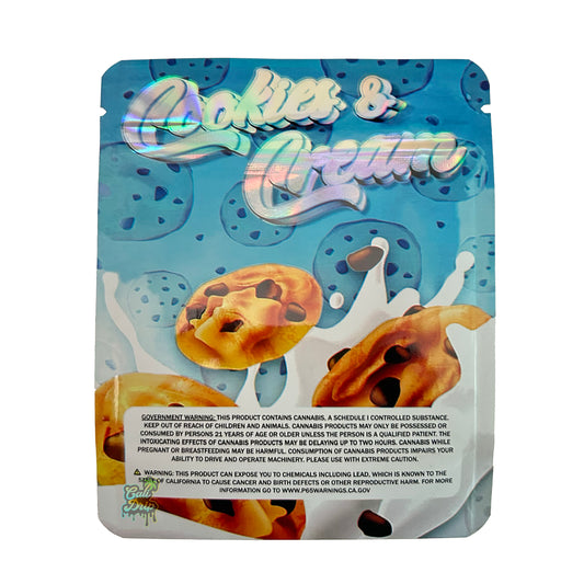 Blue Cookies & Creme 3.5G Mylar Bags