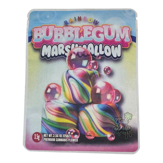 Marshmallow Bubblegum 3.5G Mylar Bags