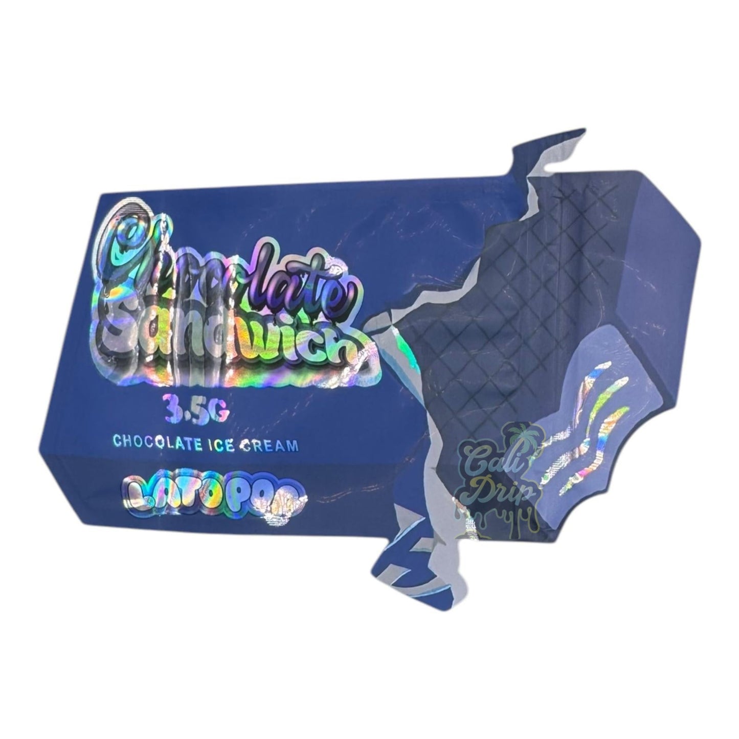 Blue Chocolate Sandwich 3.5G Mylar Bags