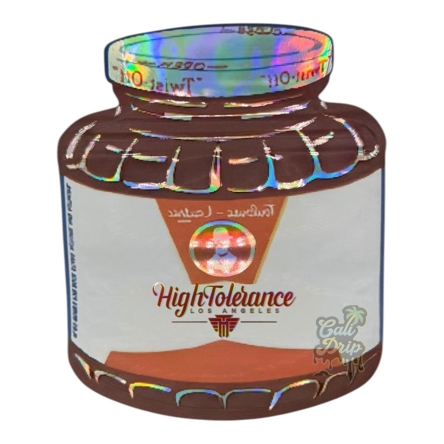 High Tolerance Brown Jar 3.5G Mylar Bags