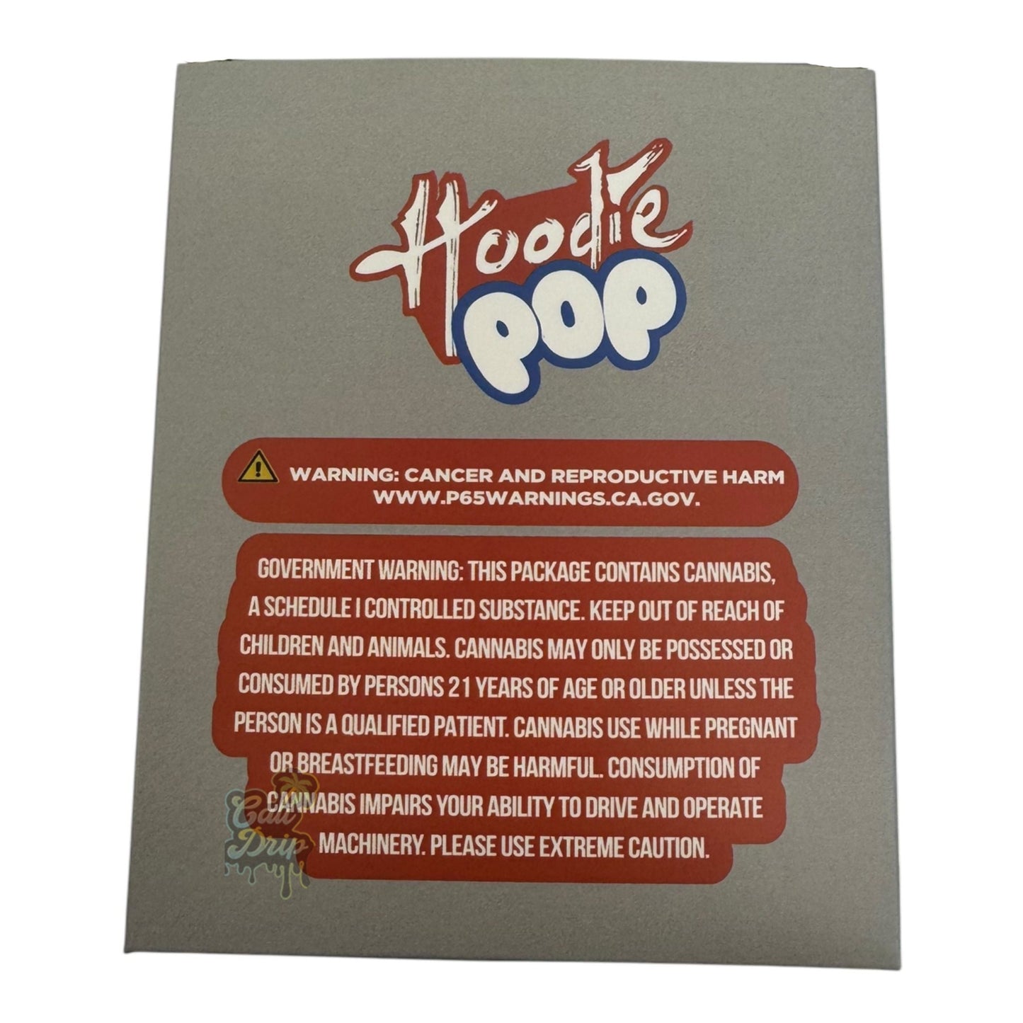 Hoodie Pop 3.5g Mylar Bag and Box