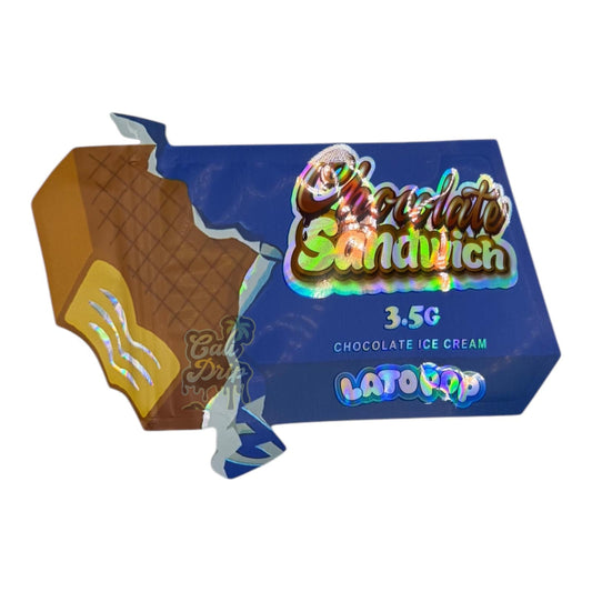 Blue Chocolate Sandwich 3.5G Mylar Bags