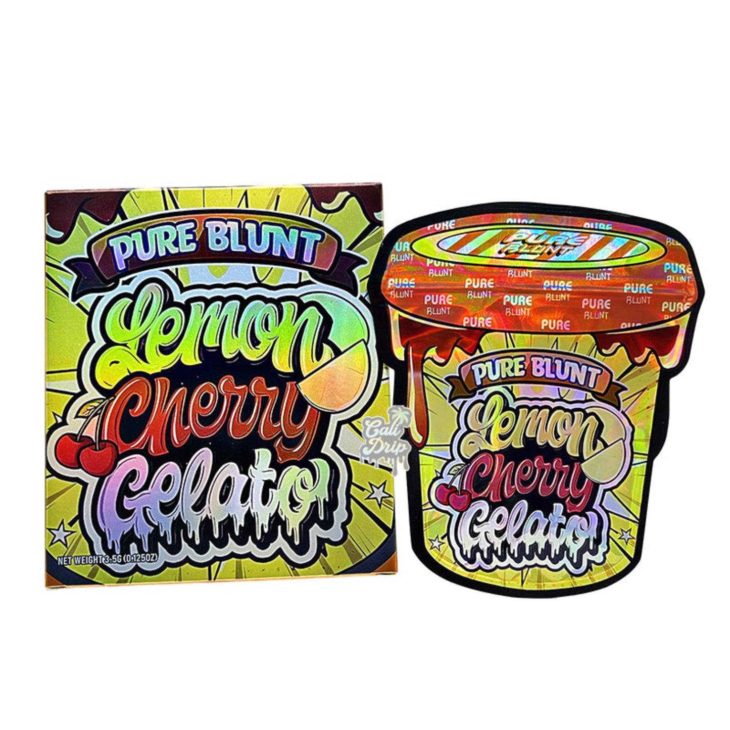 Lemon Cherry Gelato 3.5g Mylar Bag and Box