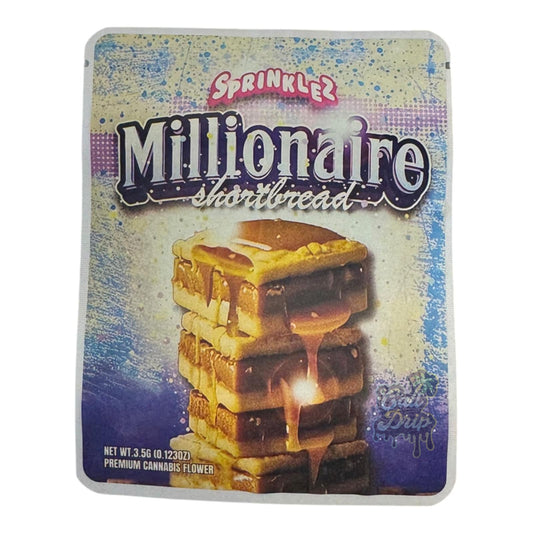 Millionaire Shortbread Sprinklez 3.5G Mylar Bags