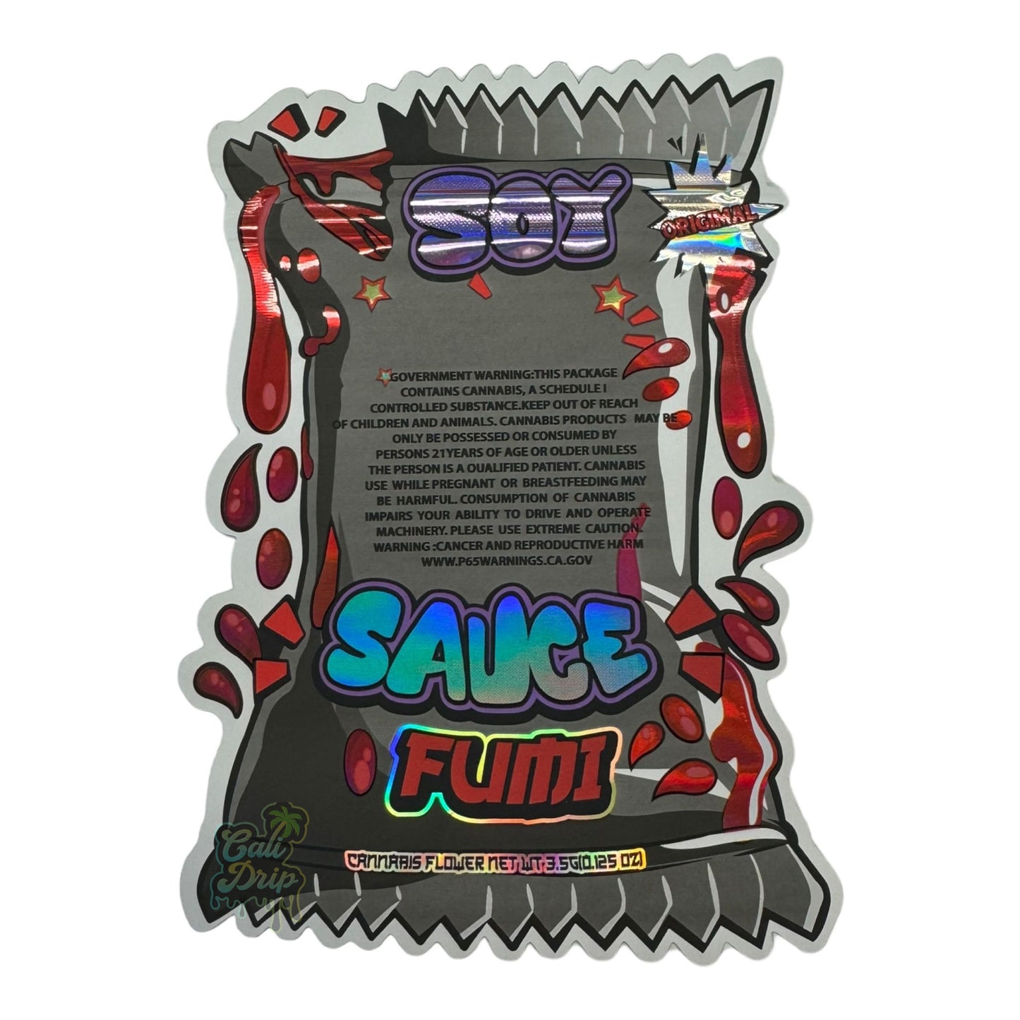 Soy Sauce FUmi 3.5G Mylar Bags – TheCaliDrip