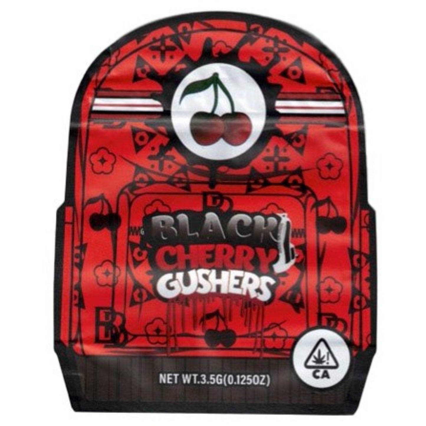 Black Cherry Gushers 3.5G Mylar Bags