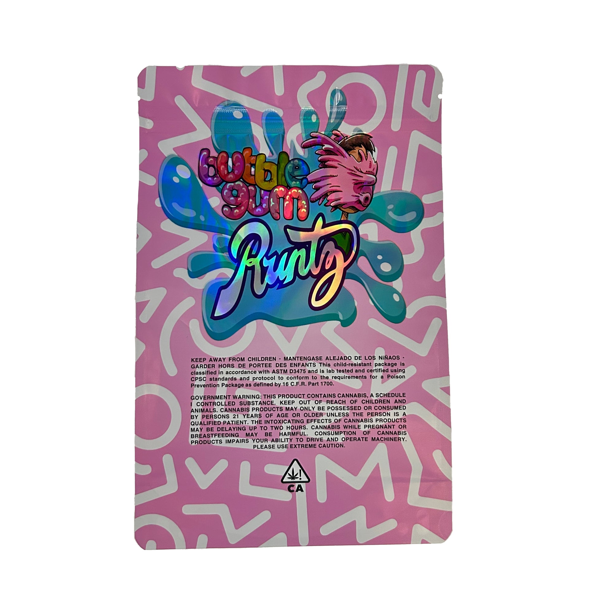 Bubble Gum Runtz 1 oz Mylar Bag – TheCaliDrip