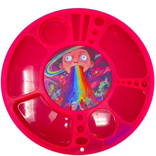 SPINNING GLOW UP TRAY PINK