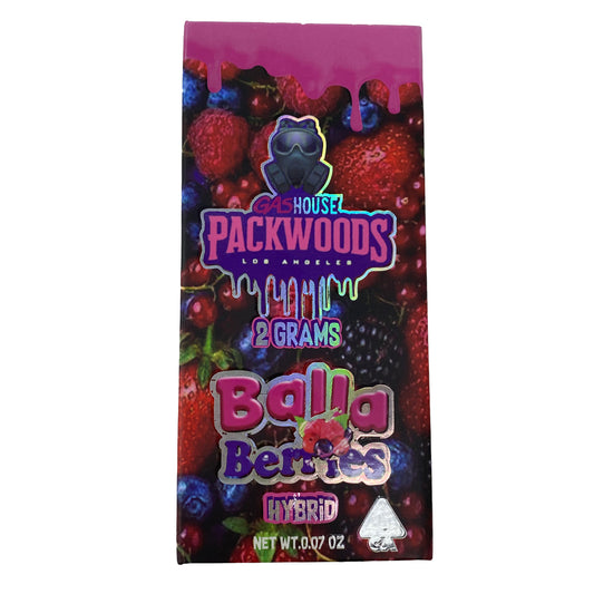Gas House PackWoods Bella Berries Pre-roll Tube Packaging