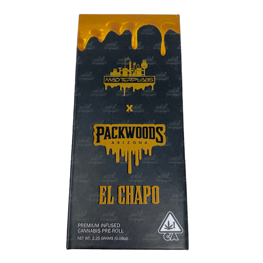 El Chapo PACKWOODS Pre-roll Tube Packaging