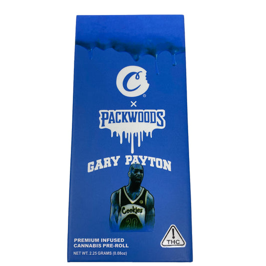 Cookies X Packwoods Gary Payton Pre-roll Tube Packaging