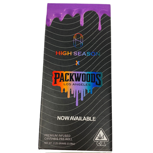 High Season X Packwoods Pre-roll Tube Packaging