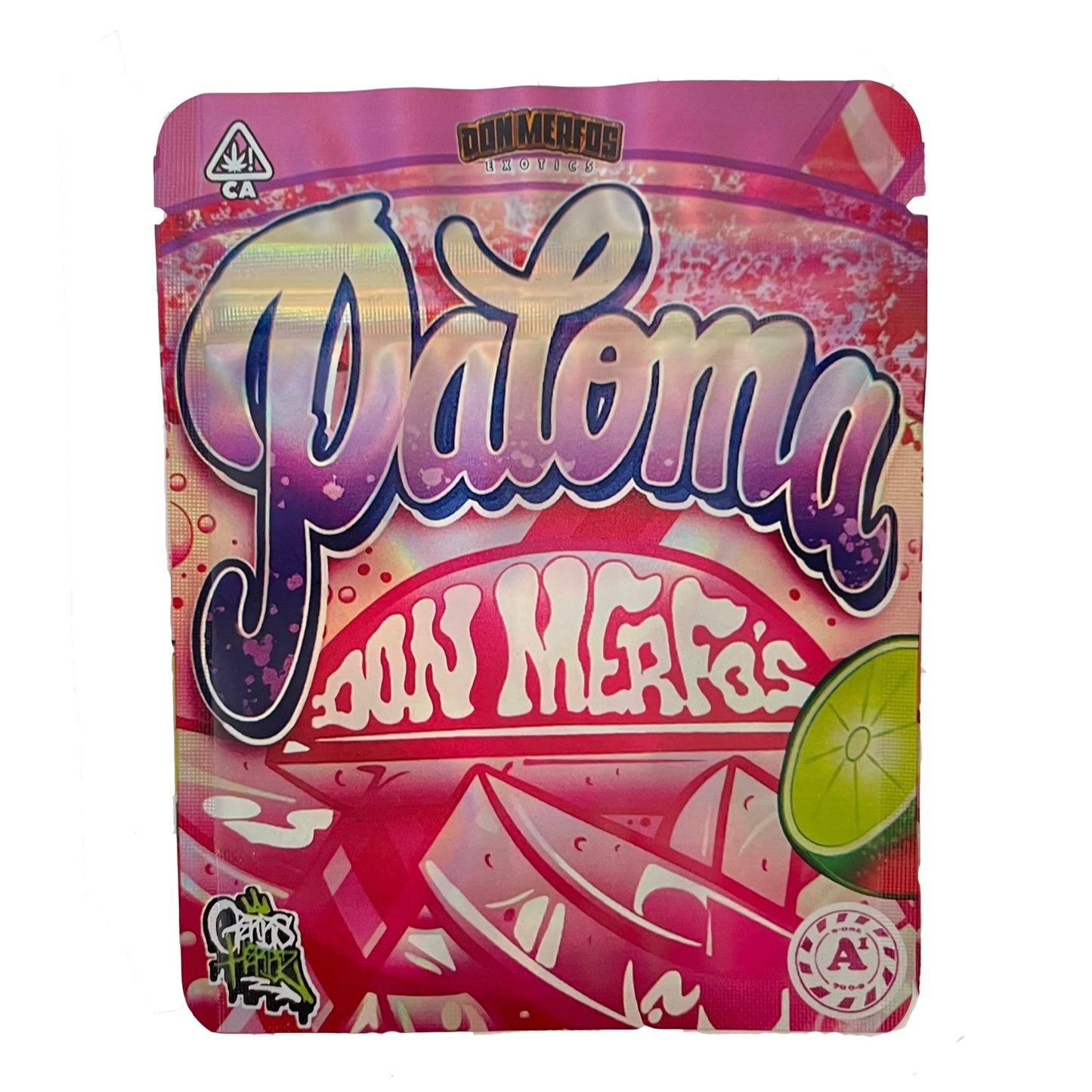 Paloma Don Merfos 3.5G Mylar Bags