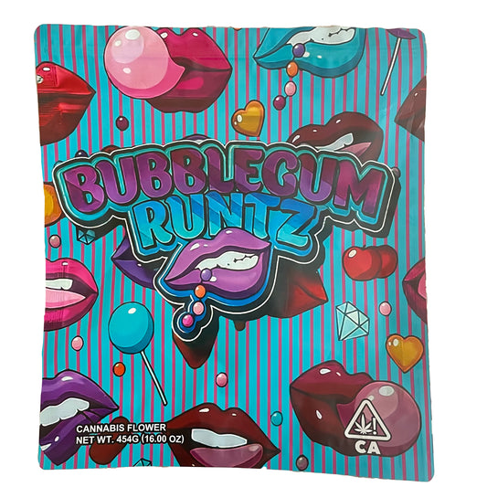 Bubble Gum Runtz POUND Mylar Bags