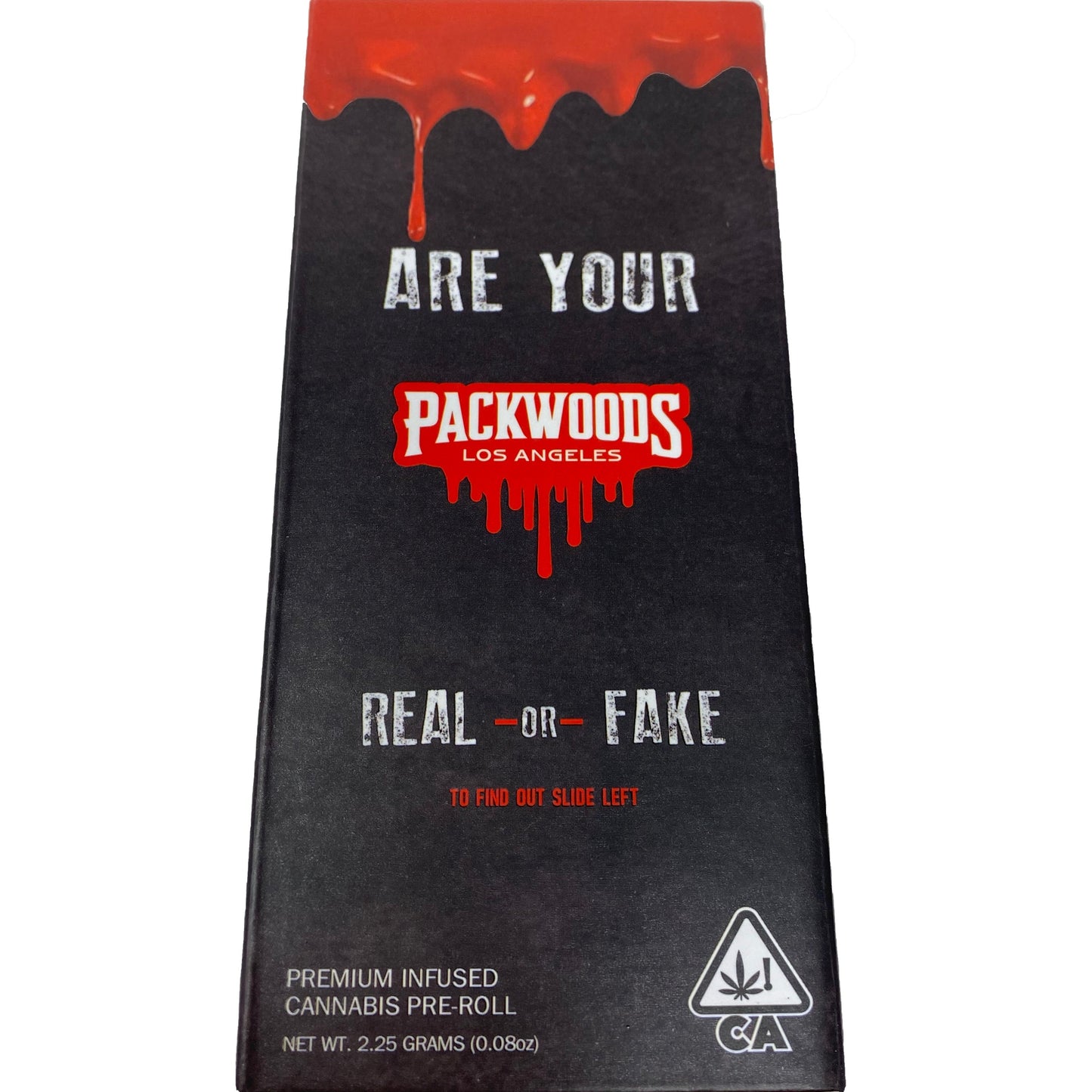 Real or Fake PACKWOODS Pre-roll Tube Packaging