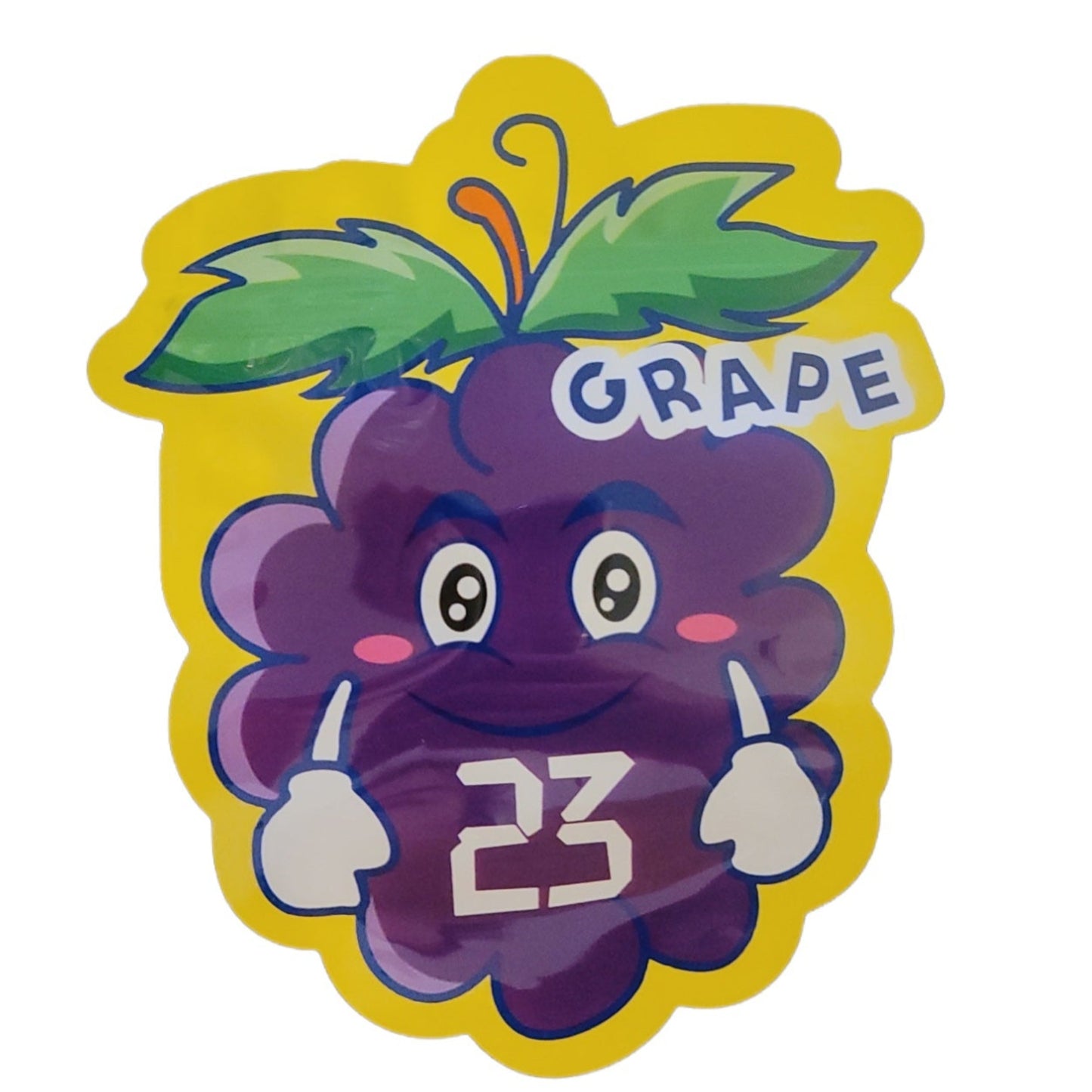Grape 23 Cutout 3.5G Mylar Bags