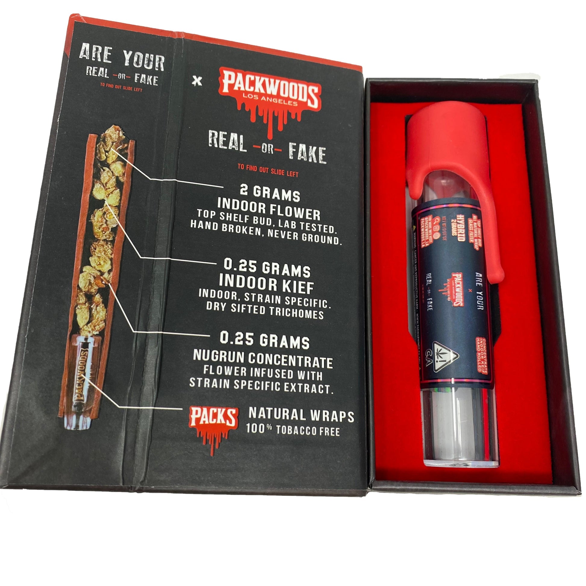 Real or Fake PACKWOODS Pre-roll Tube Packaging – TheCaliDrip